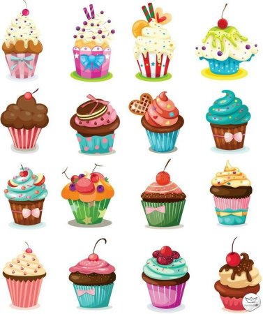 Кексики мультяшные