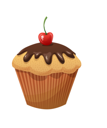 Пирожное мультяшное