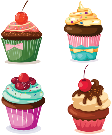 Сладости цветными карандашами