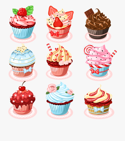 Мультяшные пироженки