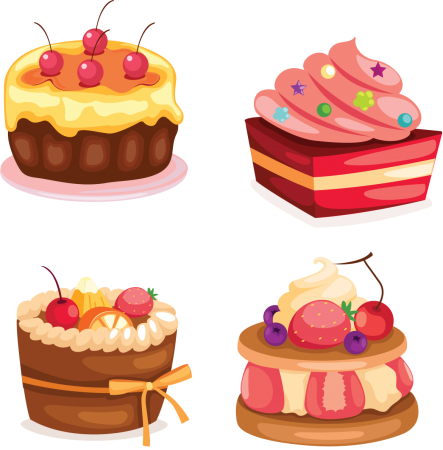 Открытка с кексиком