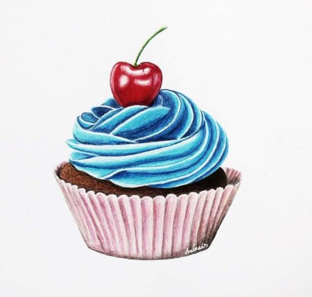 Векторное пирожное