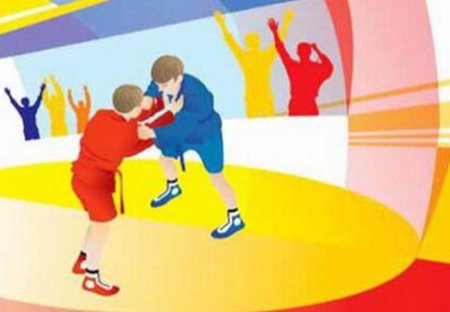 Самбо раскраска