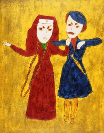 Грузинские танцы в живописи