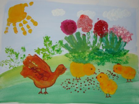 Рисование для детей красками