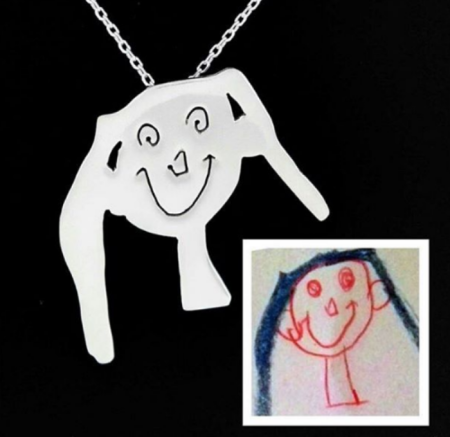 Ювелирные украшения по детским рисункам