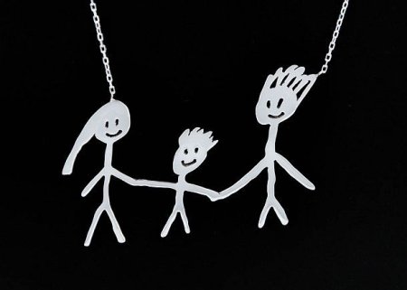 Ювелирные украшения по детским рисункам