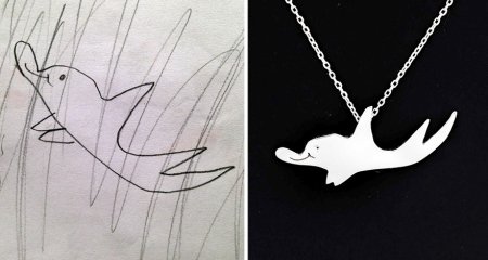 Украшения по эскизам детей