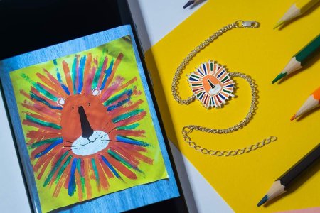 Украшения по рисункам детей