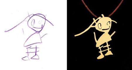 Украшения по эскизам детей