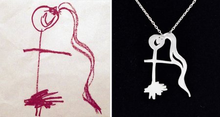 Украшения по рисункам детей