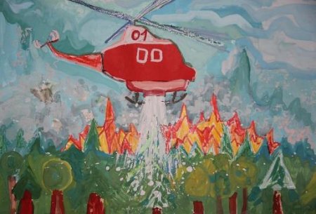 Рисунок ко Дню гражданской обороны