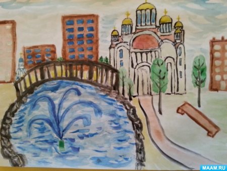 Рисунки на тему мой город Воронеж