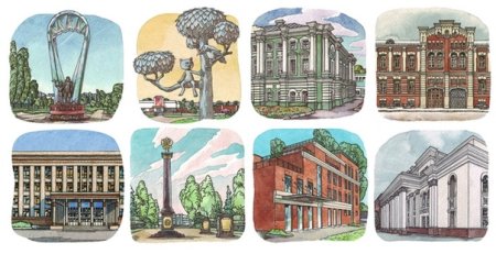 Рисунок ко Дню города Воронежа