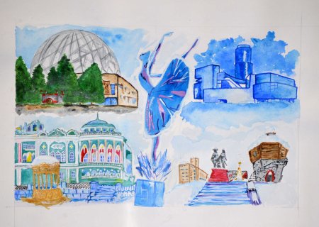 Ульяновск рисунок