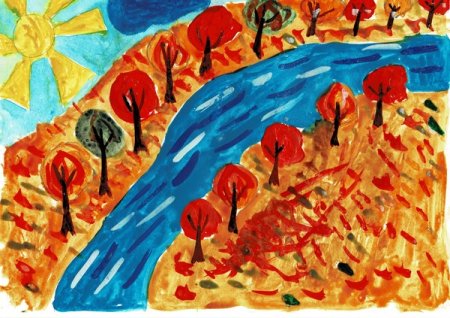 Осень детские работы название