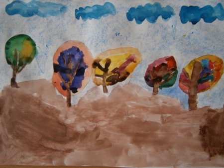 Осенний Калейдоскоп рисунки детей