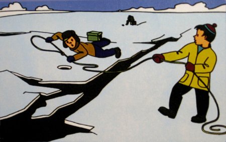 Картина тонкий лед