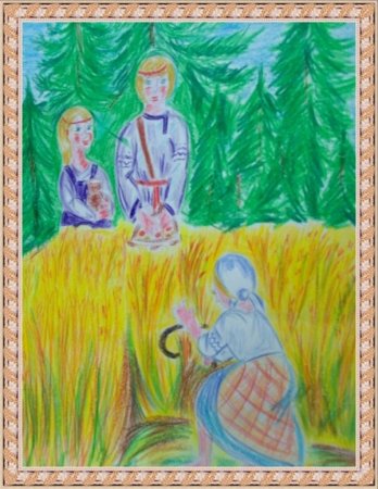 Изображение сцен труда из крестьянской жизни