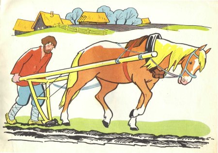 Пахарь на Руси Соха и плуг