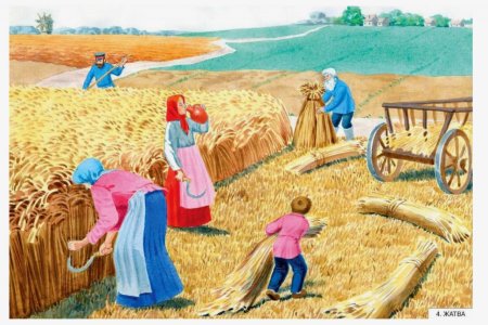 Праздник жатвы рисунок