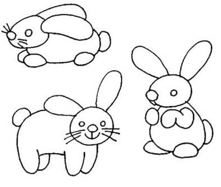 Рисование зайца в средней группе