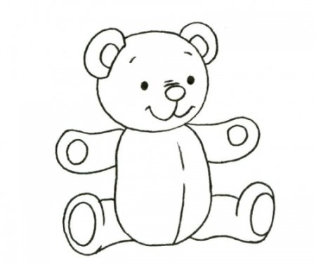 Плюшевый мишка рисунок карандашом