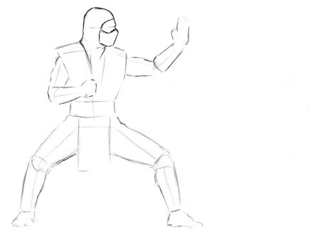 Как нарисовать саб Зиро поэтапно карандашом