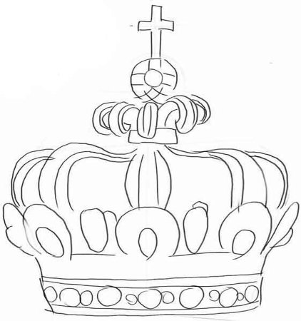 Рисунки короны легкие