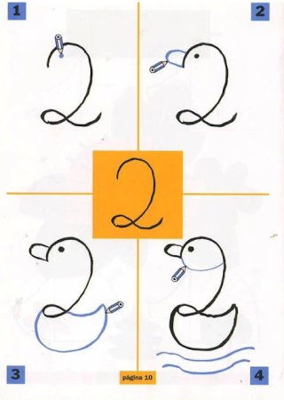 Рисование из цифр