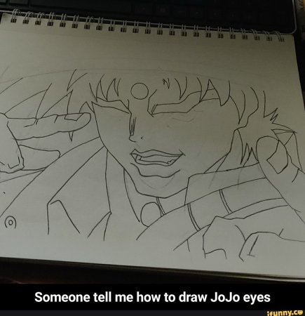 Jojo Eyes how to draw