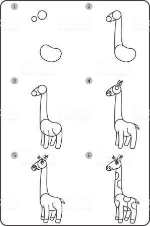 Рисование жирафа