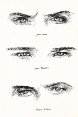 Глаза нарисованные мужские