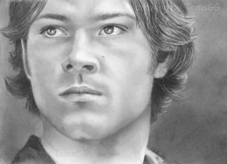 Сэм Винчестер рисунок