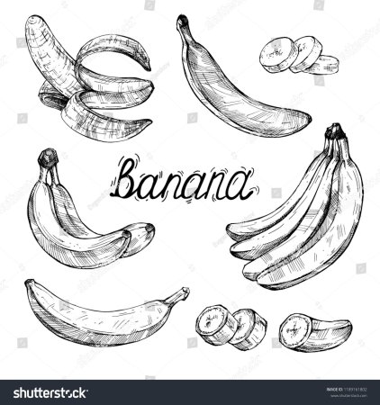 Графическое изображение банана