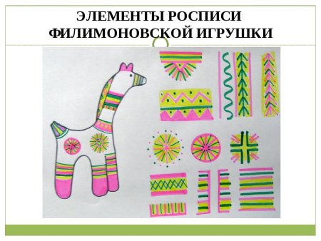 Филимоновская роспись элементы росписи