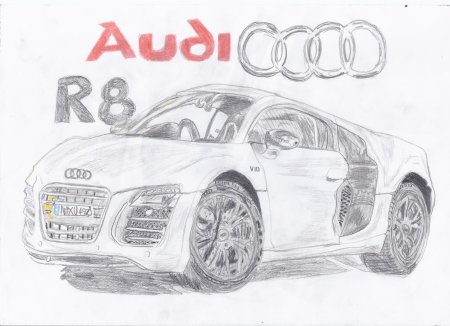 Audi r8 Blueprint