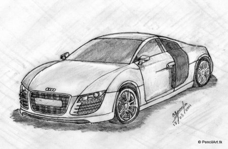 Audi r8 Sketch