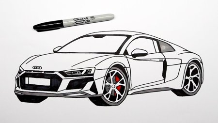 Раскраска Audi a6 c7