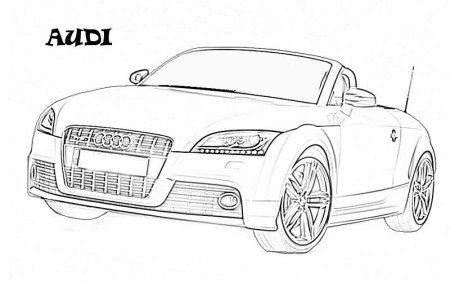 Audi r8 Blueprint
