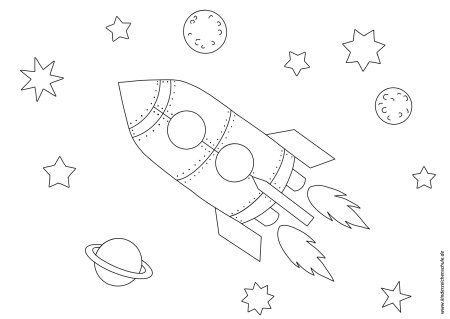 Ракета рисунок в подготовительной группе