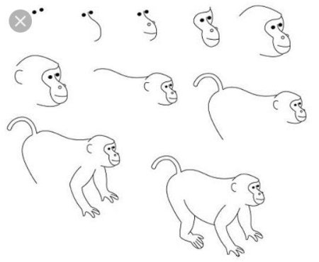Поэтапный рисунок Льва