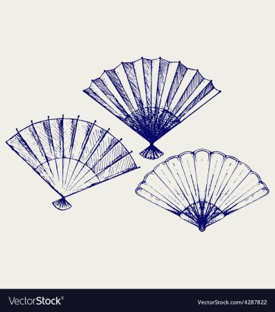 Веер рисовать