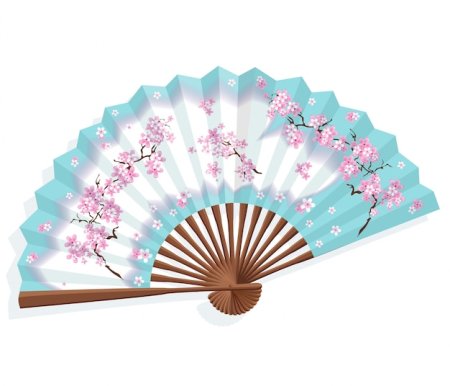 Узоры для веера в японском стиле