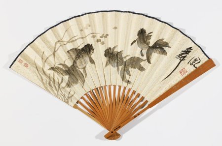 Китайский веер с рыбками