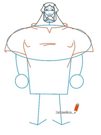 Илья Муромец рисовать поэтапно