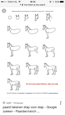 Поэтапное рисование лошади для детей