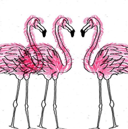 Фламинго рисунок поэтапно (48 фото)