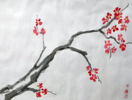 Китайский рисунок кистью