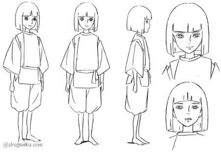 Унесённые призраками Тихиро в полный рост